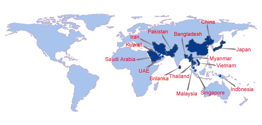 world map asia center. asia center world map also